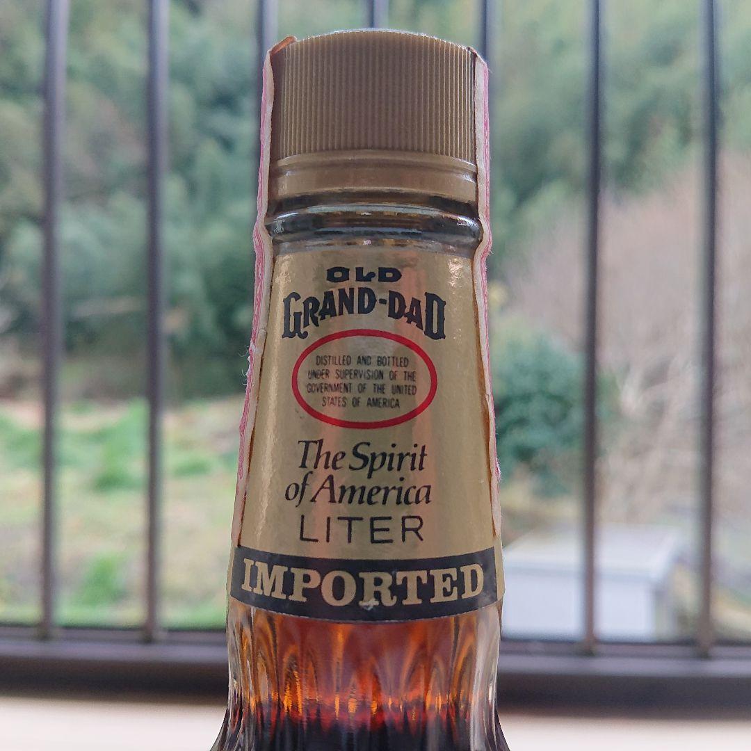 古酒 赤封紙 OLD GRAND-DAD 86proof 1000ml 1本