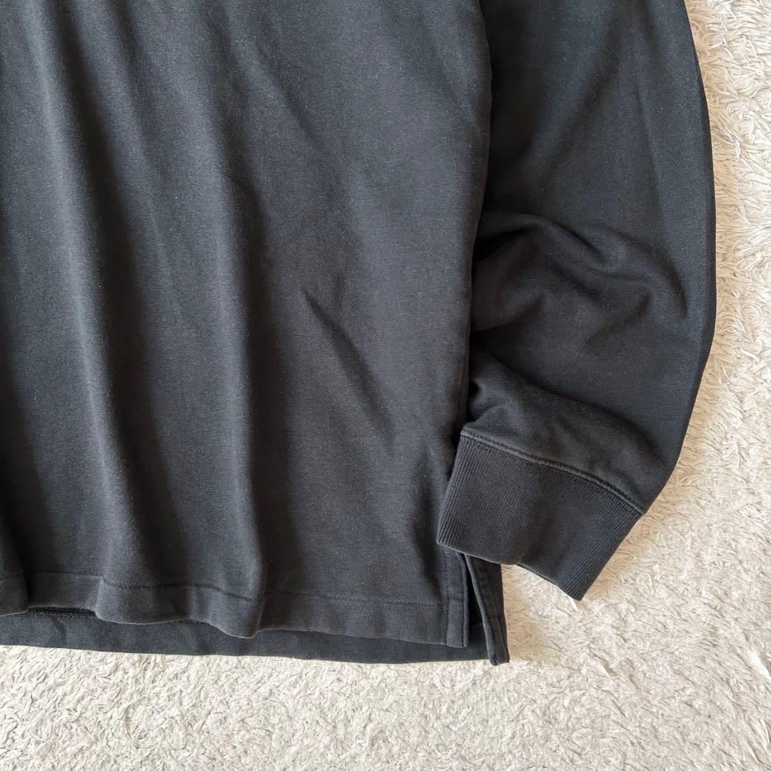 ラルフローレン 90s L/S sweat polo XL black