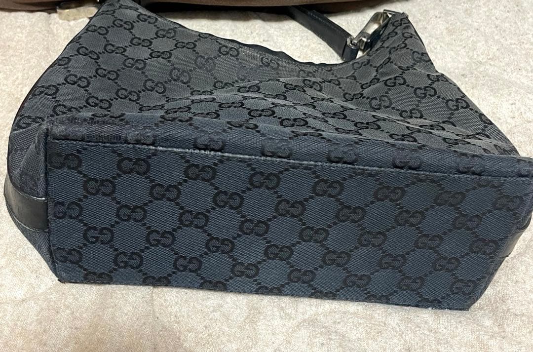 グッチ　Gucci ハンドバッグ GGキャンバス ブラック レディース