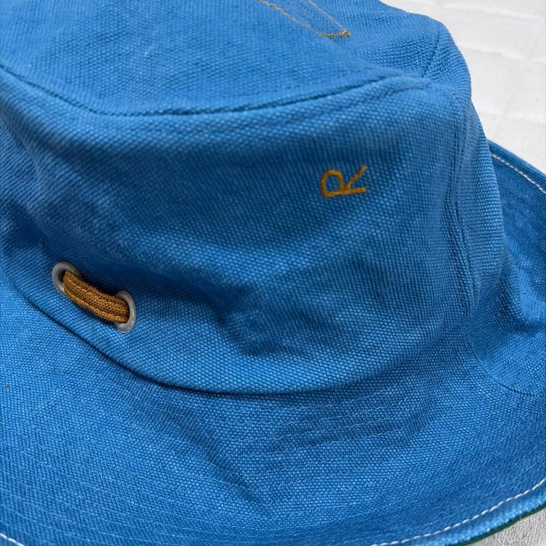 45R 4号帆布　コットン　ハット　インディゴブルー 帽子