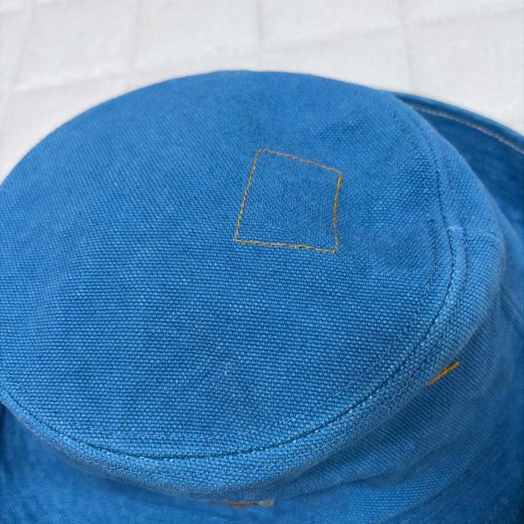 45R 4号帆布　コットン　ハット　インディゴブルー 帽子