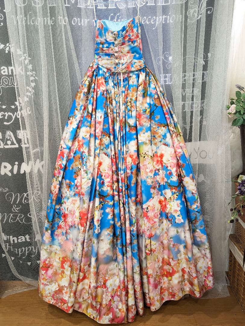 M / mika ninagawa 蜷川実花 カラードレス ニナガワミカ　ブルー