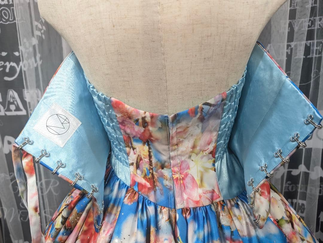 M / mika ninagawa 蜷川実花 カラードレス ニナガワミカ　ブルー