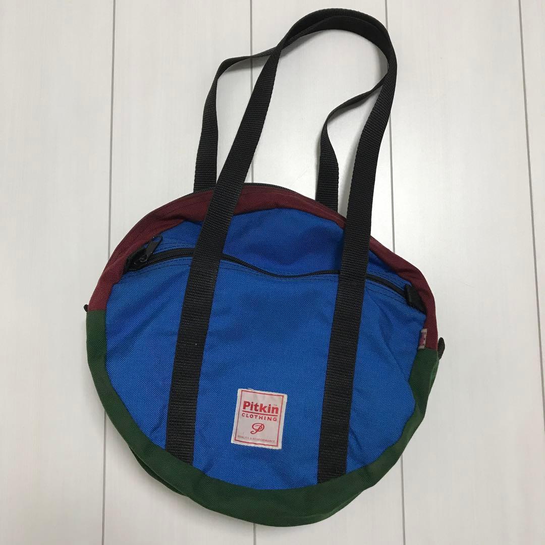 90'sビンテージ！アメリカ製 Pitkin CLOTHINGマルチカラーバッグ
