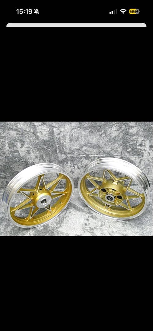 ゼファーχ　キャスト　ホイール　１８インチ　ゼファー　セブンスター　新品未使用