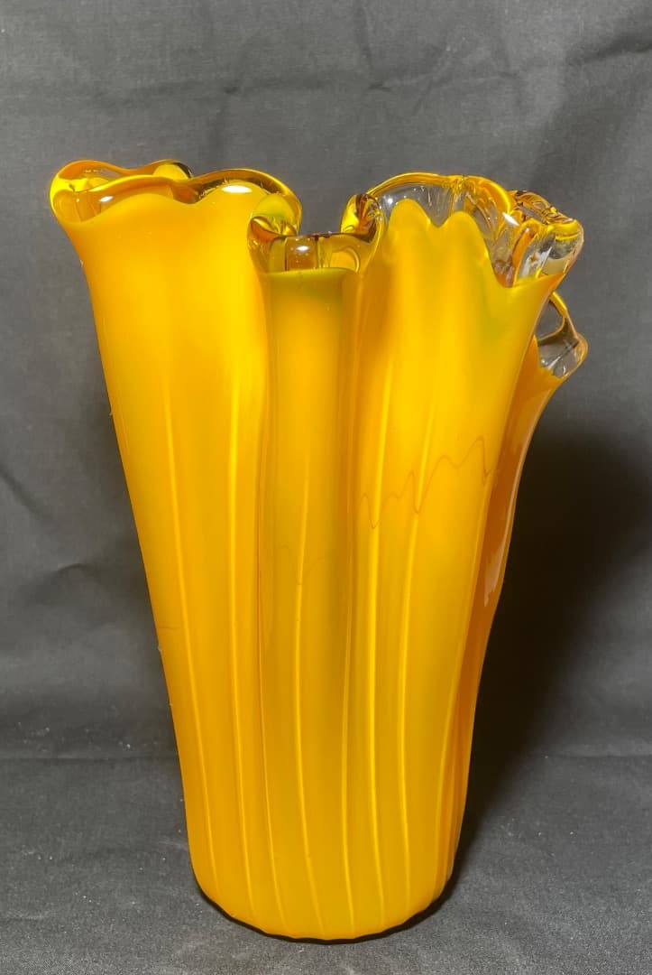 イタリア ガラス 花瓶