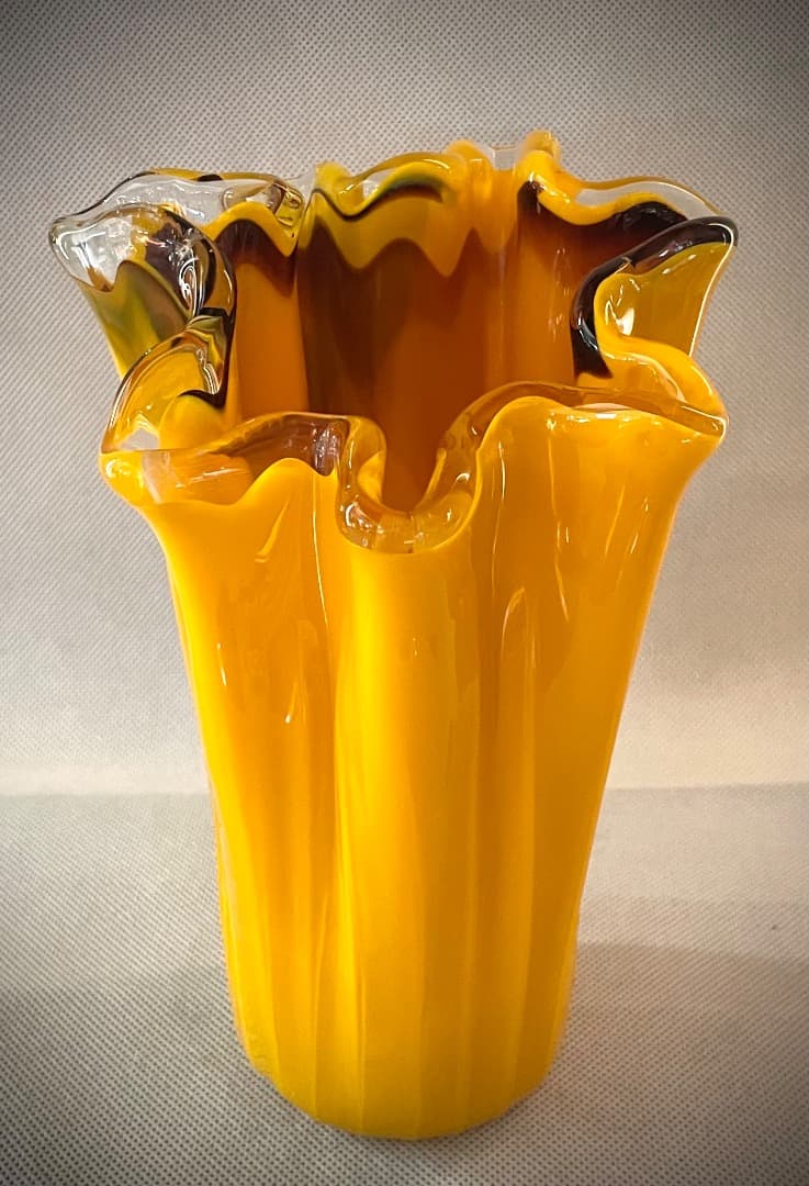 イタリア ガラス 花瓶