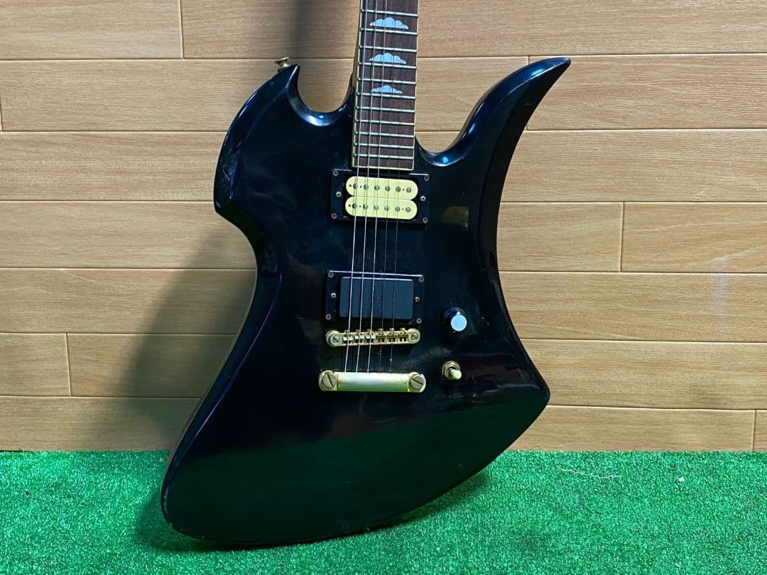 Kモデルギター ブラック 22フレット