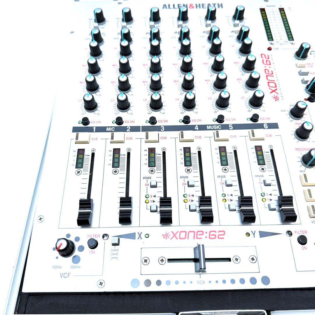 【美品】ALLEN&HEATH XONE：62 DJミキサー ハードケース付