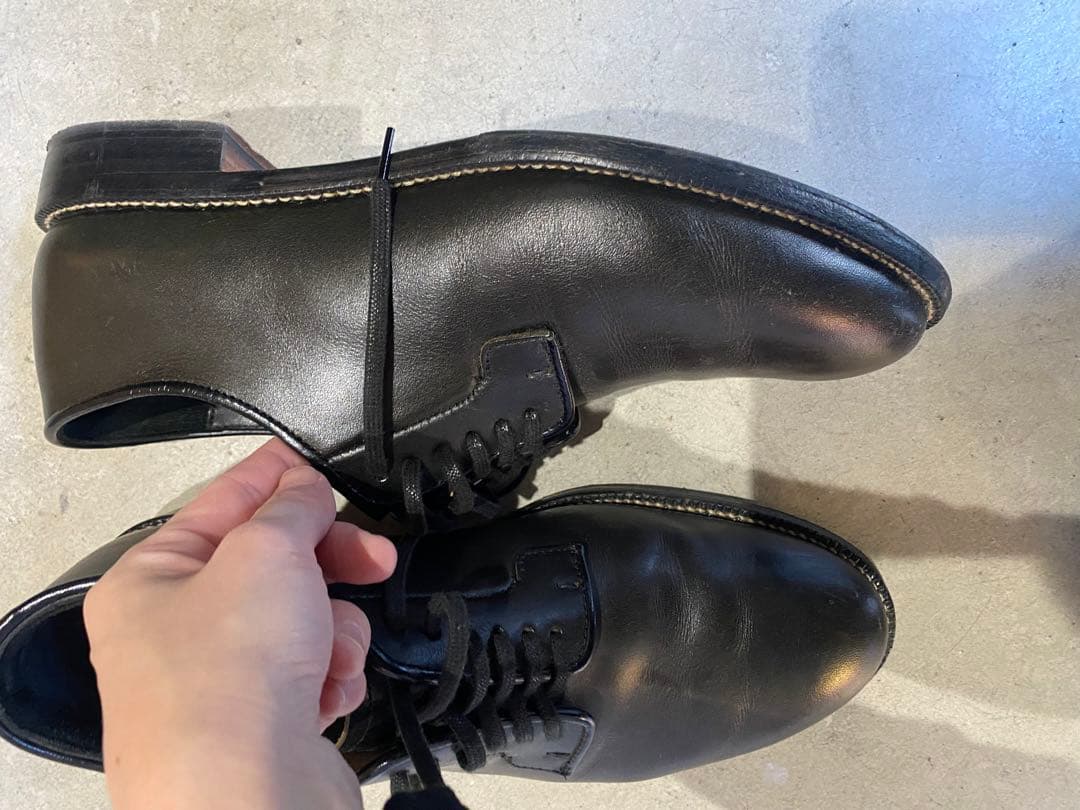 2/20まで　FIRMUM 革靴27.5cm 黒茶色2点セット