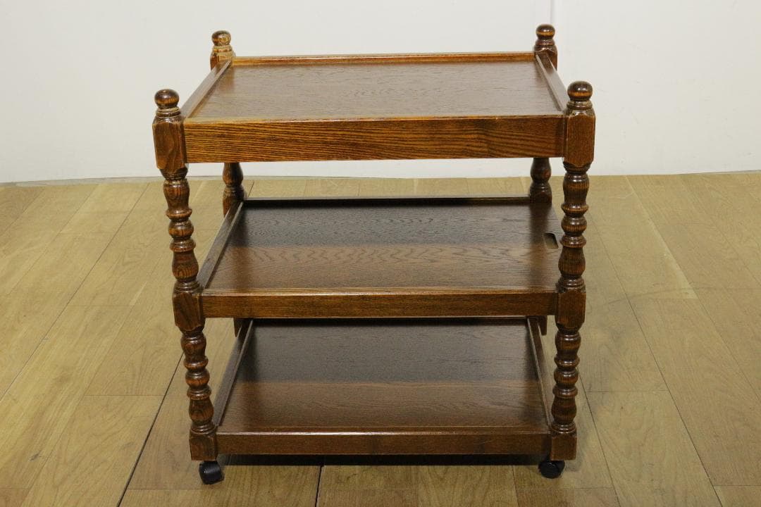 み*こ様 三越★３段ワゴン★木製家具★引き出し★トレー★