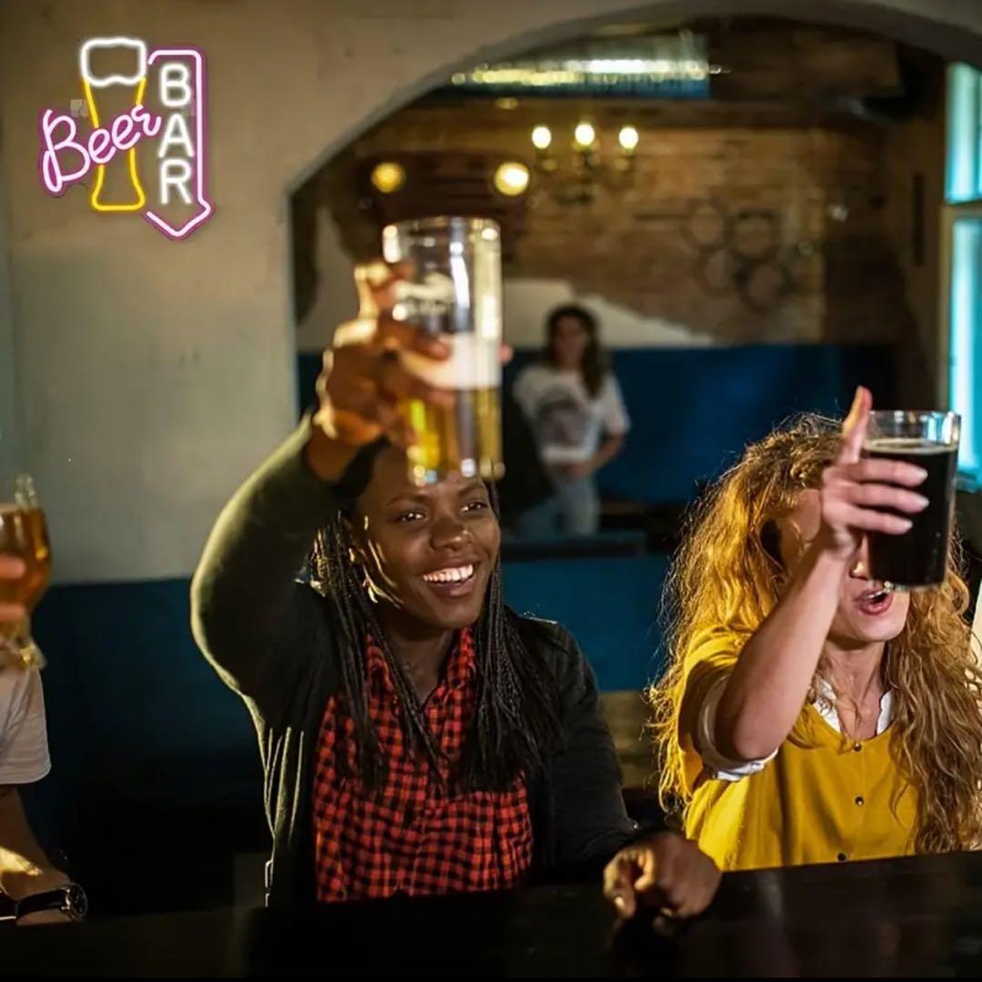 ビール BAR 看板 Beer Bar 居酒屋 酒 ネオン サイン LED