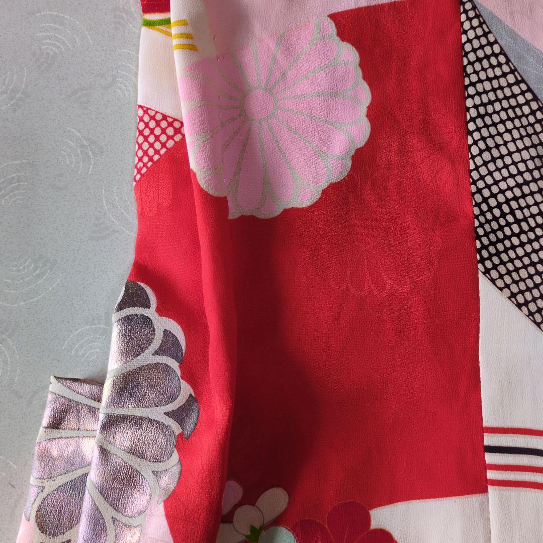 七五三３歳女の子正絹手作りの被布（中綿無し）