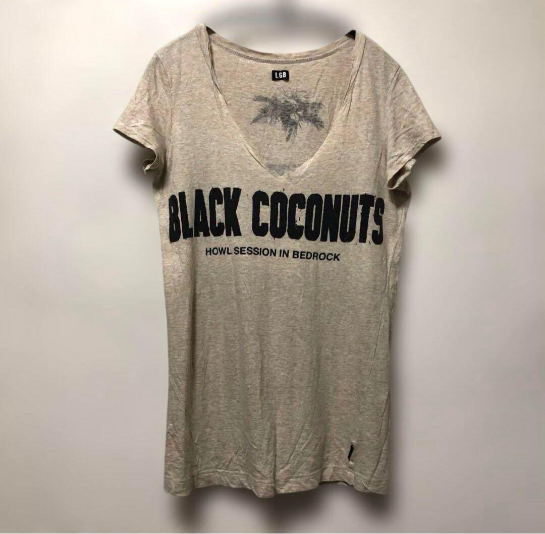 LGB black coconuts tシャツ