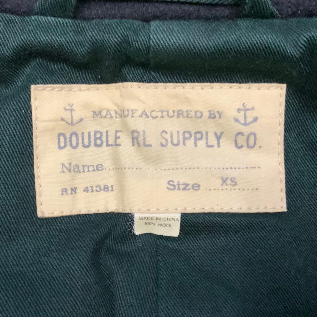 希少 マーメイド刺繍 10ボタン 13スター RRL ピーコート メンズXS