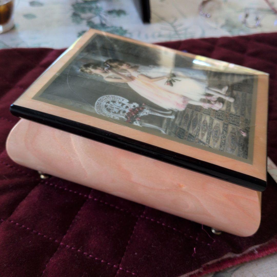 イタリア製オルゴールERCOLANO社ジュエリーボックス