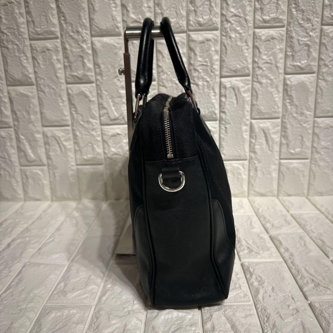極美品 ペッレモルビダ ビジネスバッグ 2way ブラック レザー