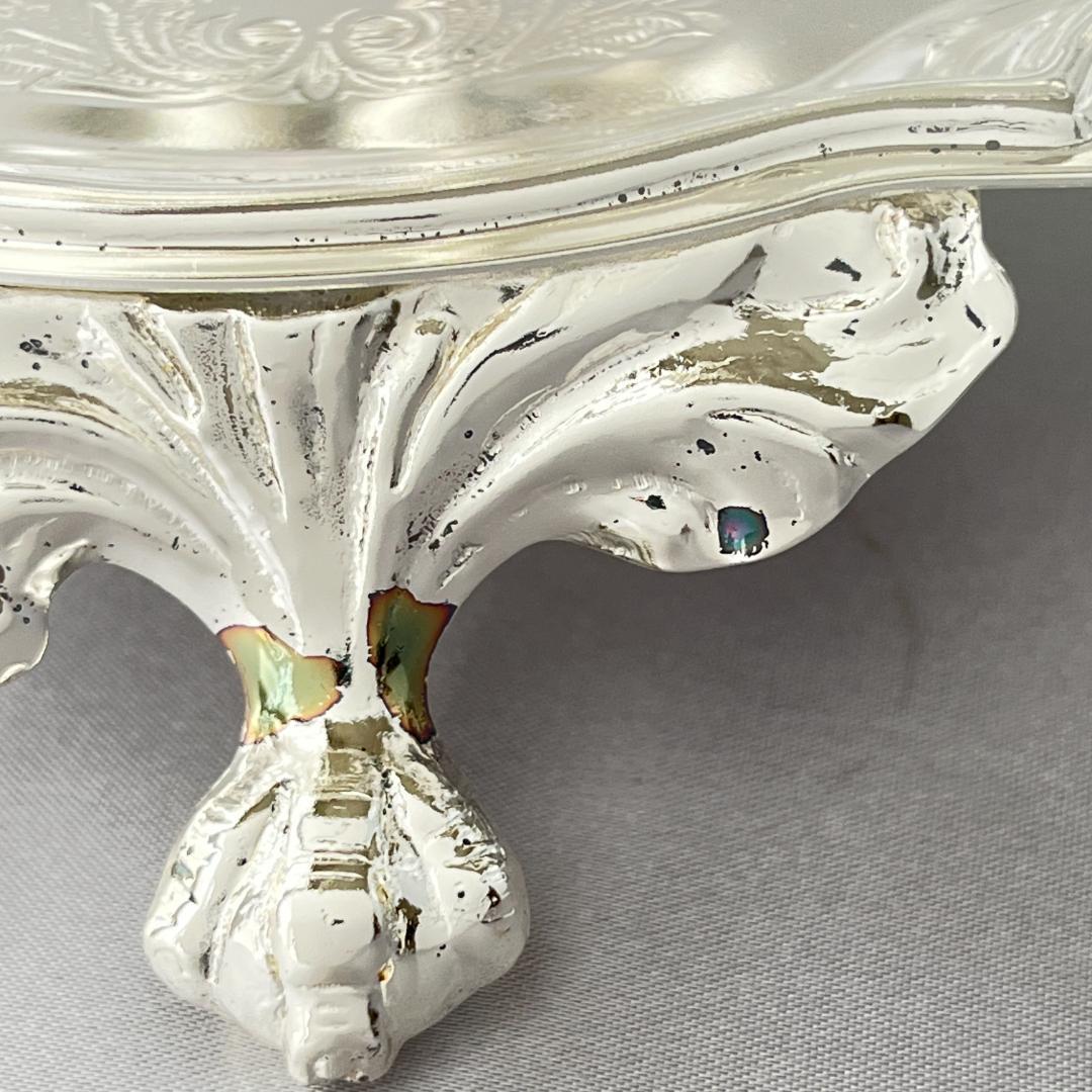 【QUEEN ANNE】 チッペンデールのケーキスタンド 3段