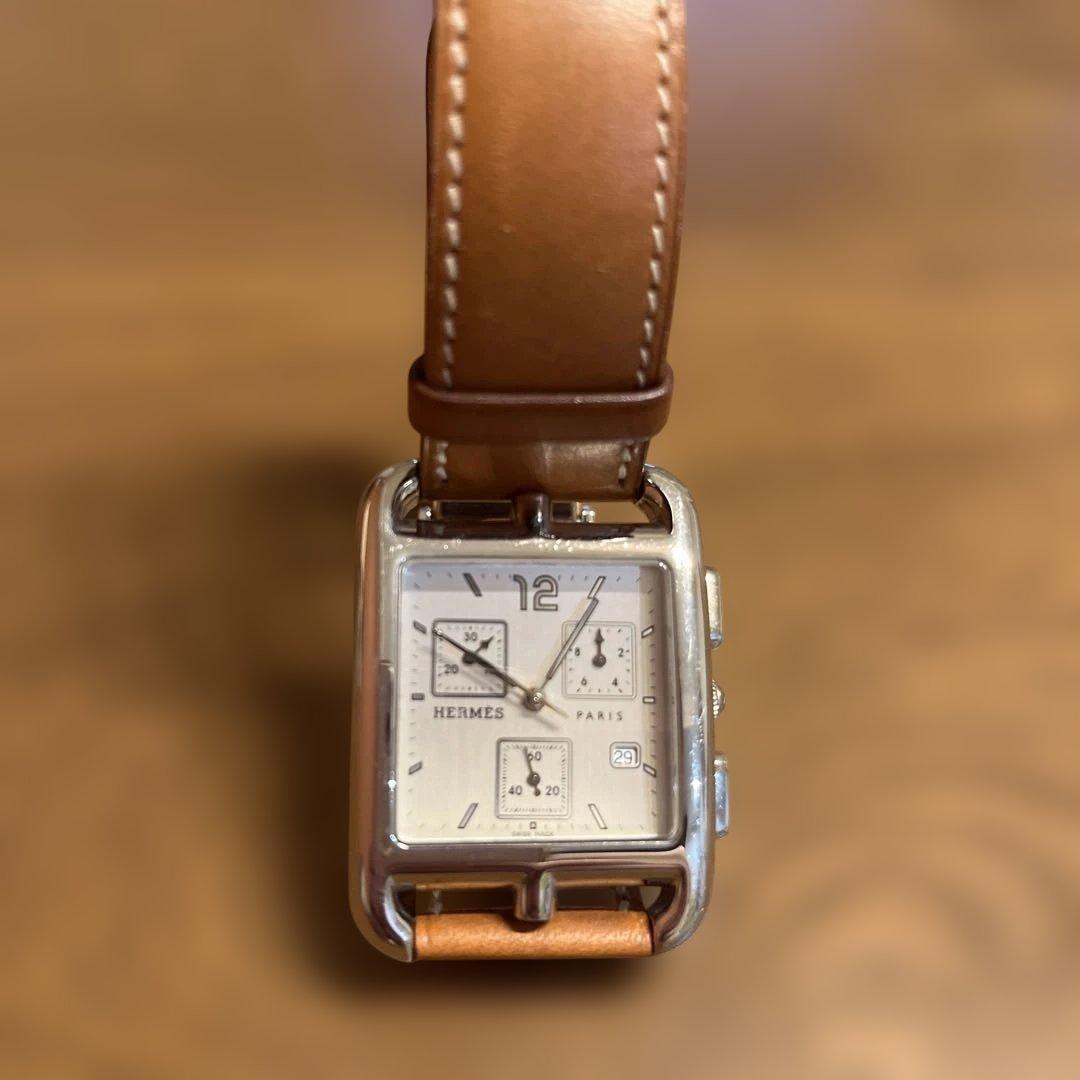 HERMES CAPE COD エルメス レザーベルト ケープコッド 保証書つき