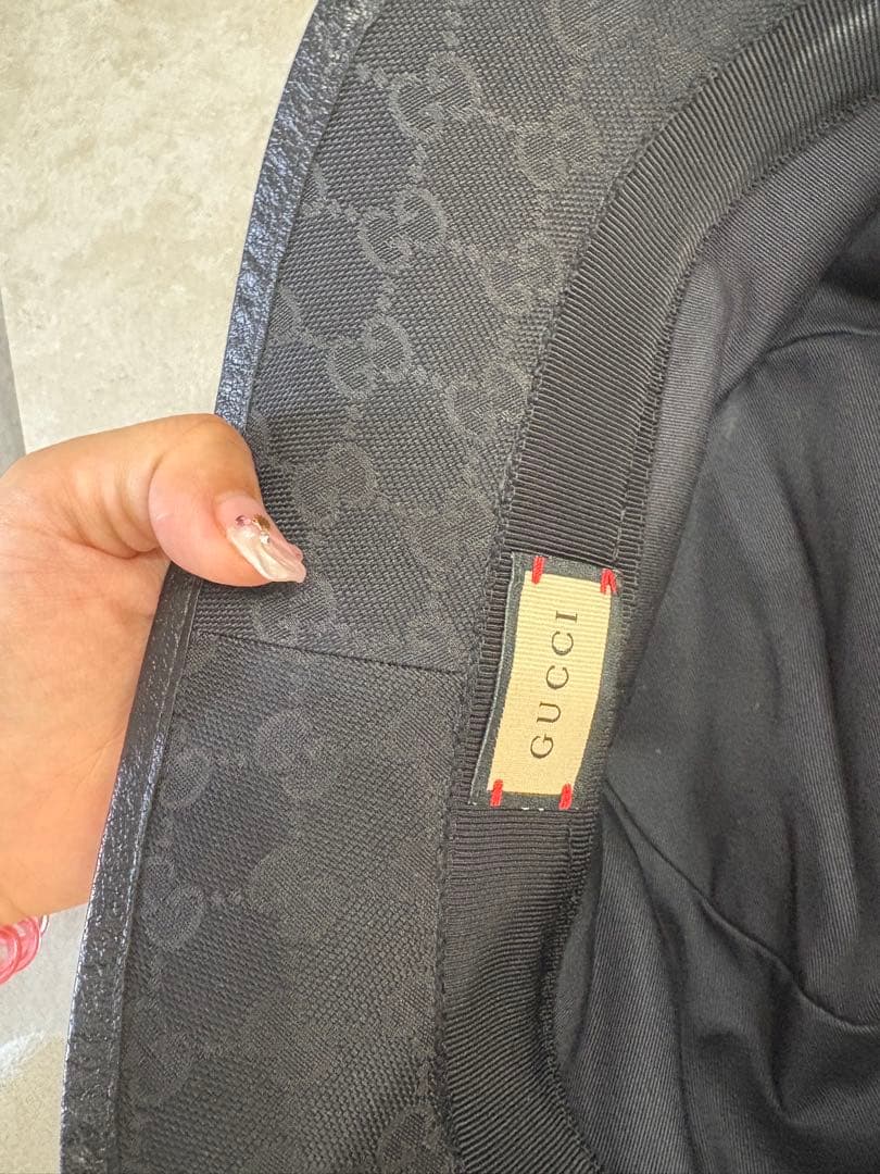GUCCI バケットハット BLACK L(59cm)