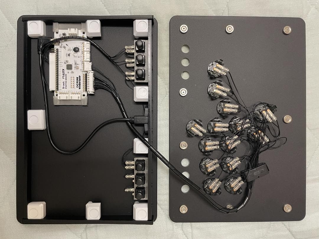 PS5対応 Brook基板 PUNKWORKSHOP MINI BOX ＋ボタン