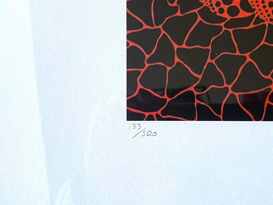 【美品】草間彌生☆かぼちゃ☆リトグラフ☆証明書付