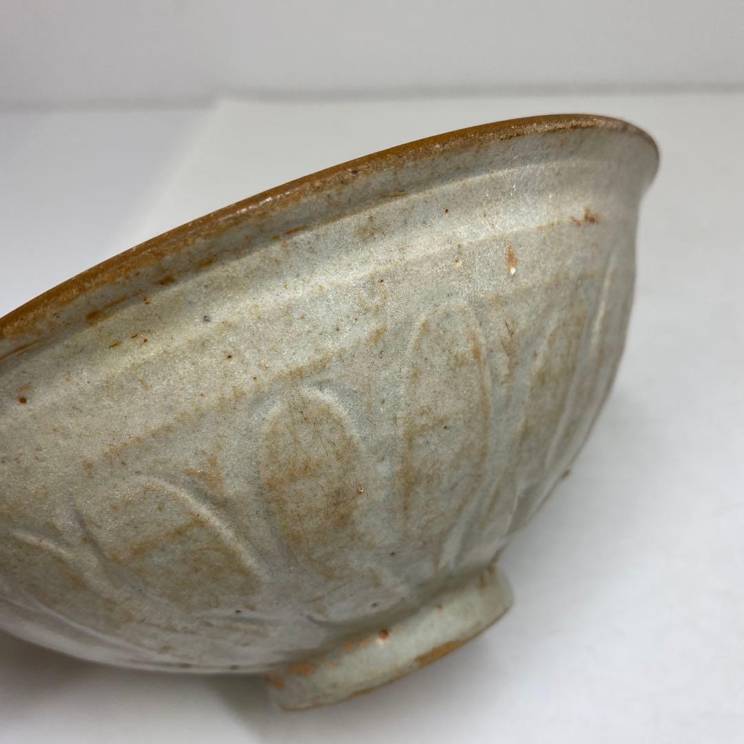 中国宋時代　青白磁鉢　幅約17.3㎝　東さ7-0616②