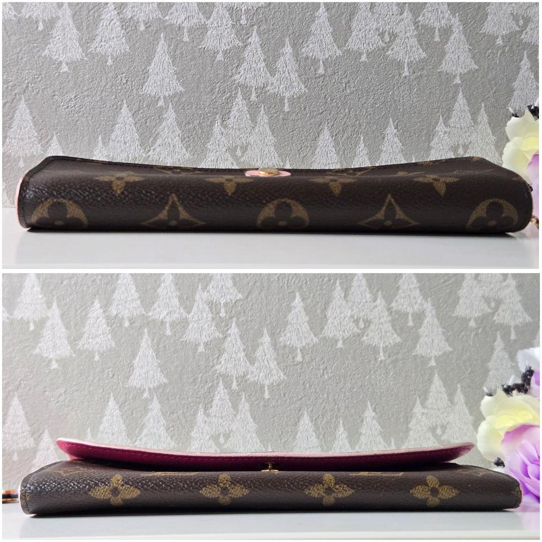 ルイヴィトン モノグラム ポルトフォイユ エミリー フラワー 長財布