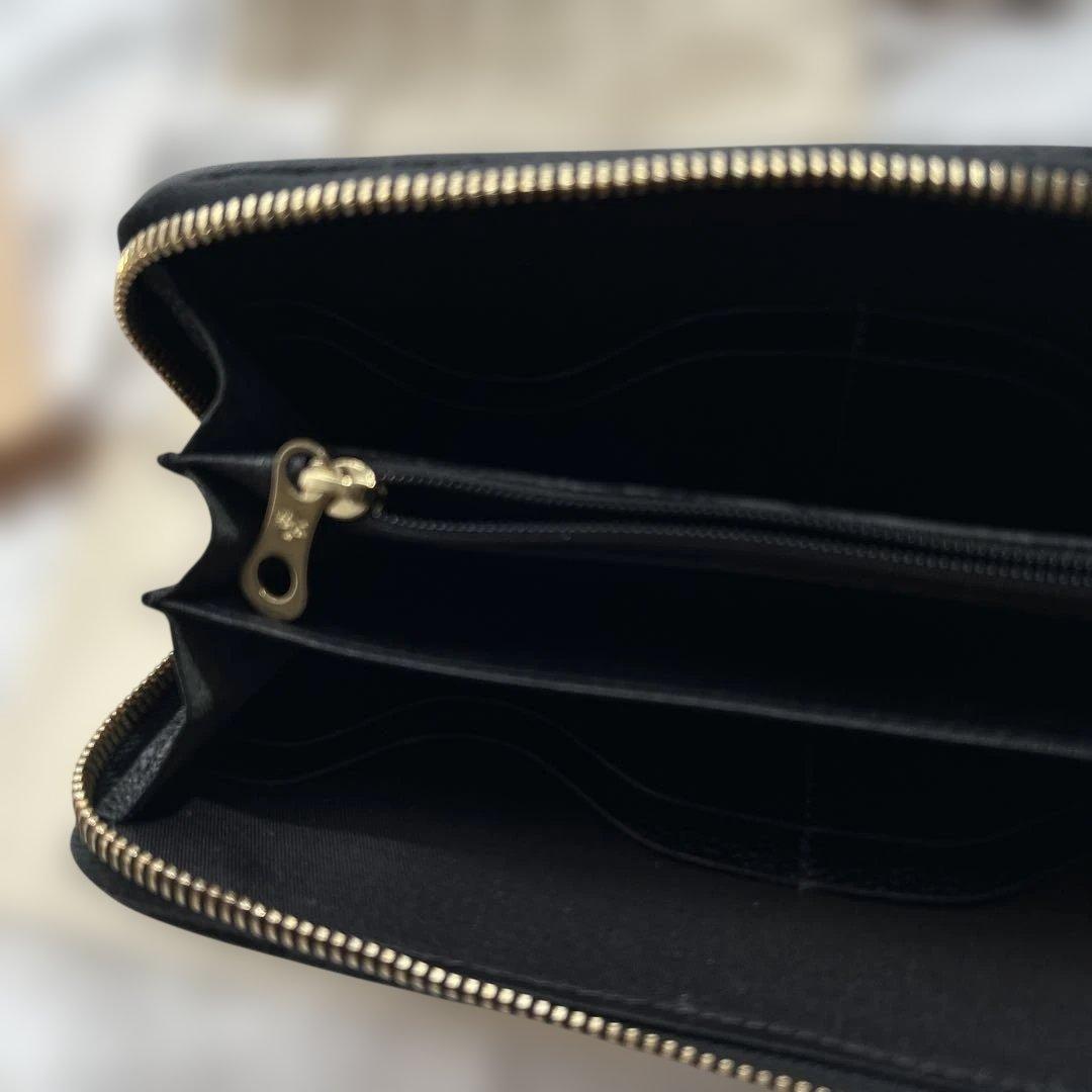 イルビゾンテ　レザー　長財布　キルティング　ブラック