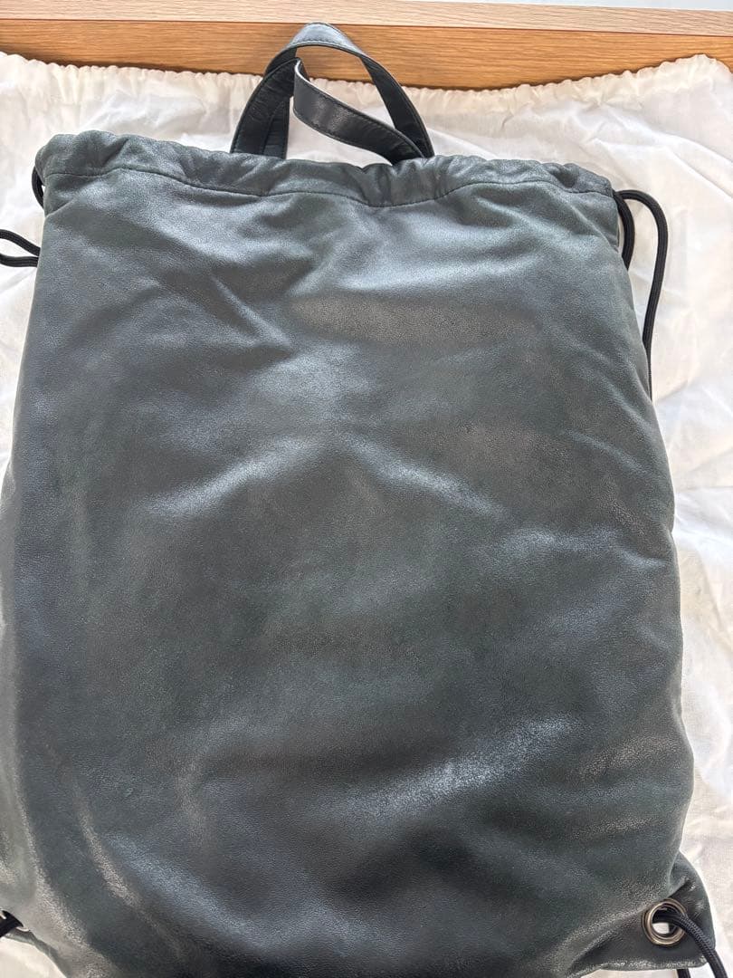 MAISON MARGIELAキルティング ドローストリングバッグ