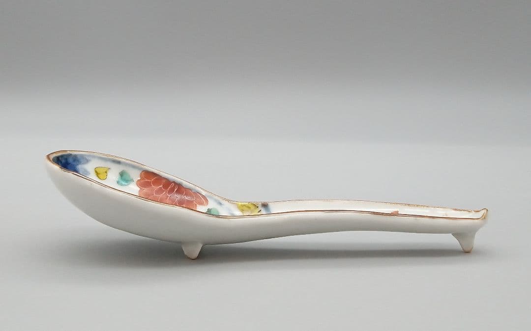 松浦コータロー 色絵 レンゲ 蓮華 A