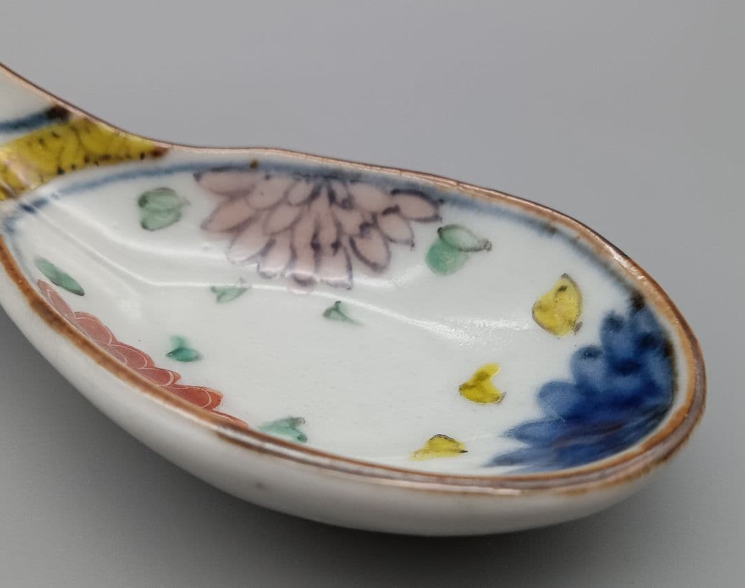 松浦コータロー 色絵 レンゲ 蓮華 A