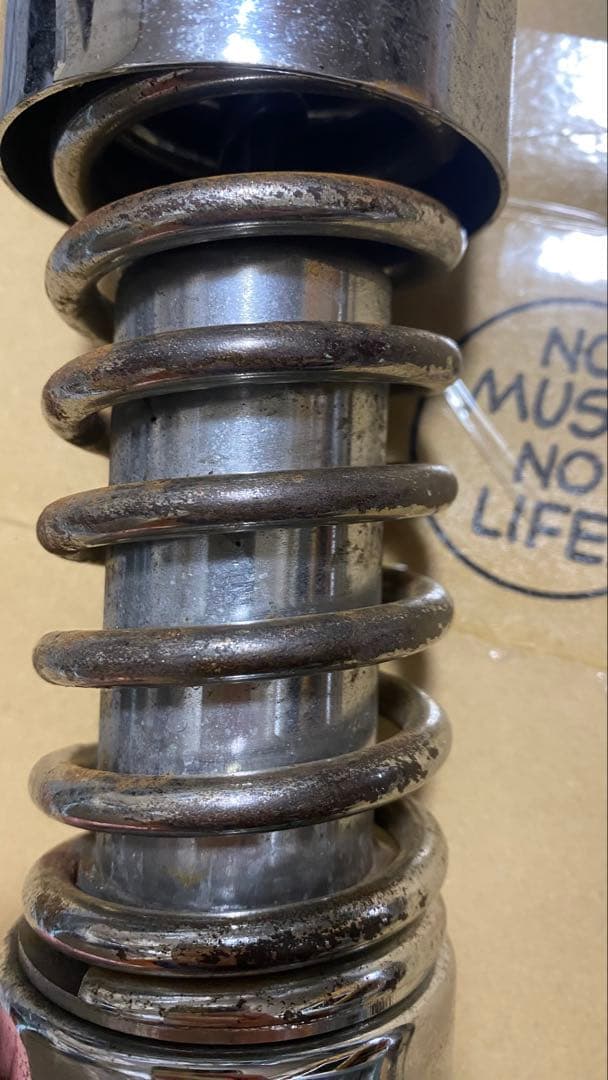 280mm リアサスペンション　メッキ