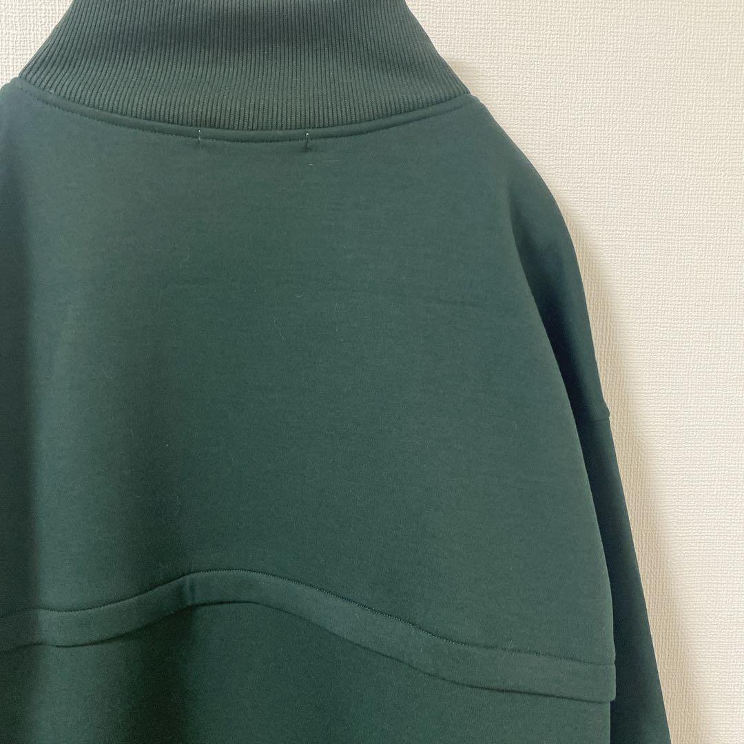 UN3D. ハーフジップメッシュスウェット グリーン 38 美品　アンスリード