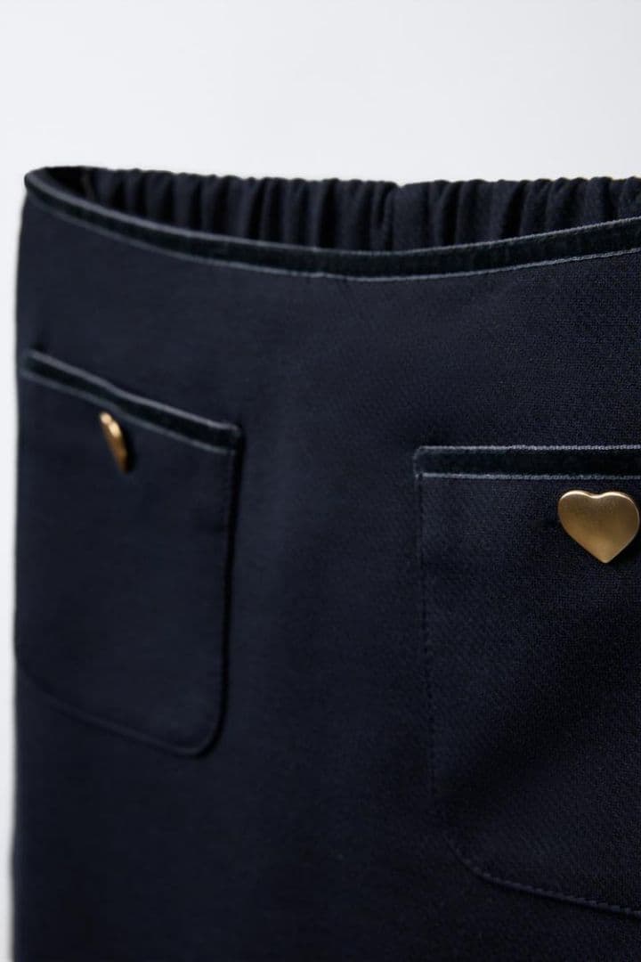 【新品未使用】ZARAキッズ ハートジャケット、スコート&ボウタイシャツ 164