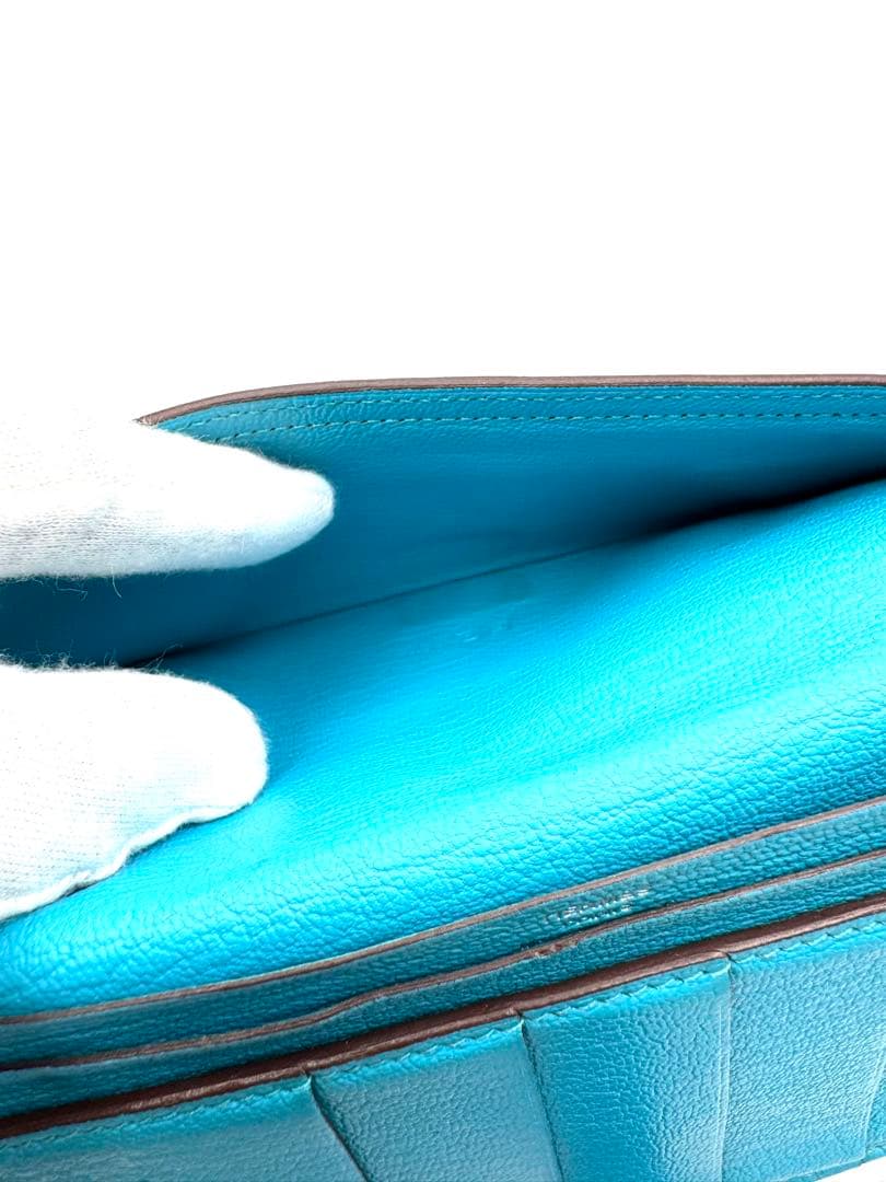 HERMES エルメス ベアンスフレ シェーブル SV金具 マチ付き 希少カラー