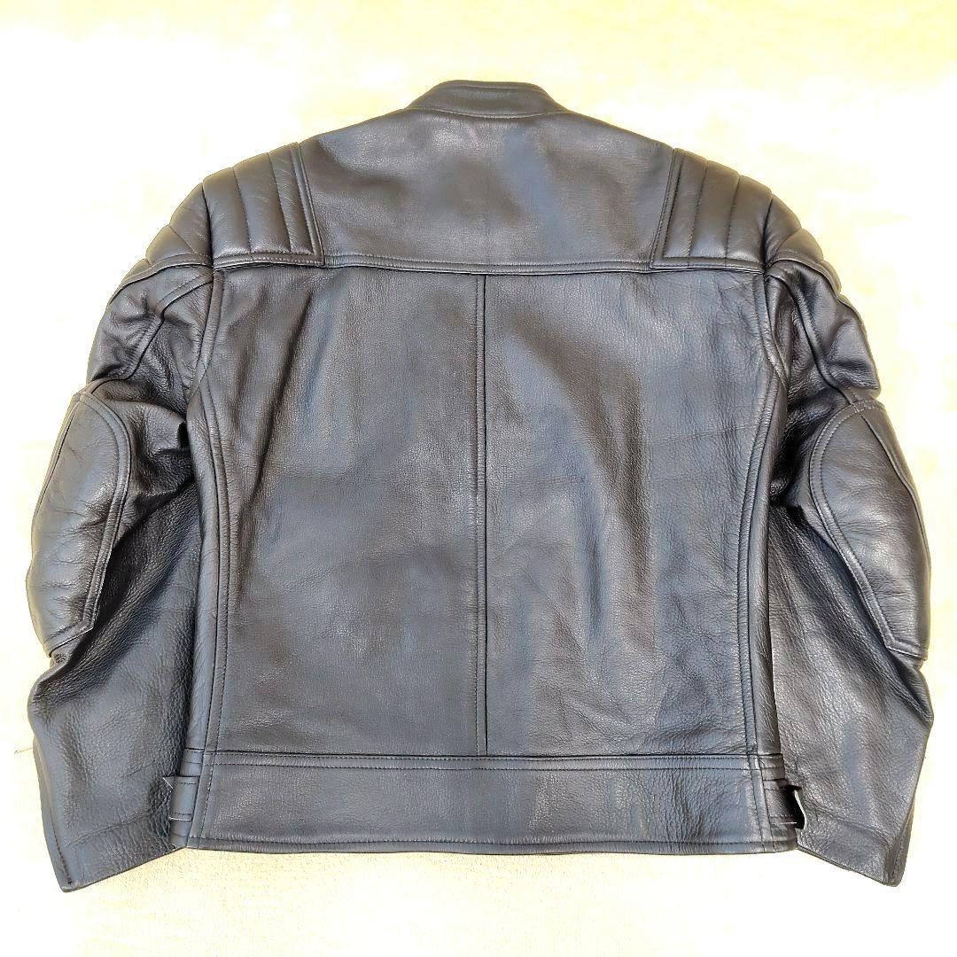 極美品 クシタニ ライダース レザージャケット バイクウェア 牛革 ブラック