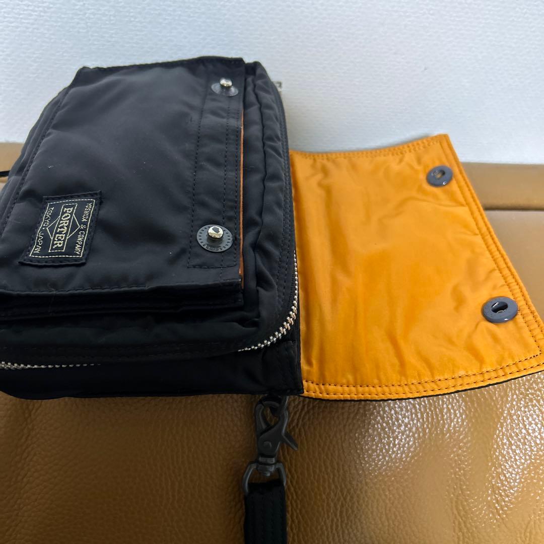 美品　PORTER ポーター　タンカー　 ショルダー　バッグ　ミニ 黒　廃盤