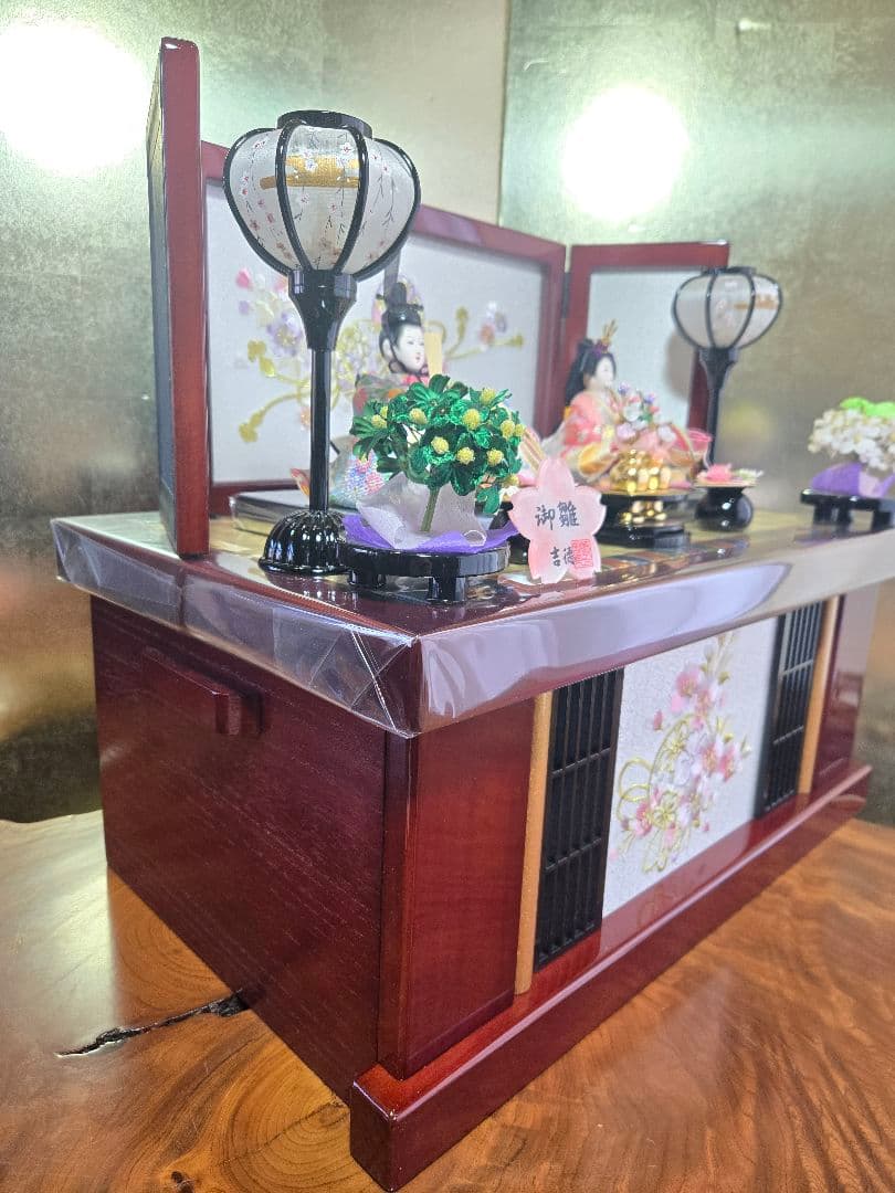 【一点限り】雛人形 収納飾り 　HS33