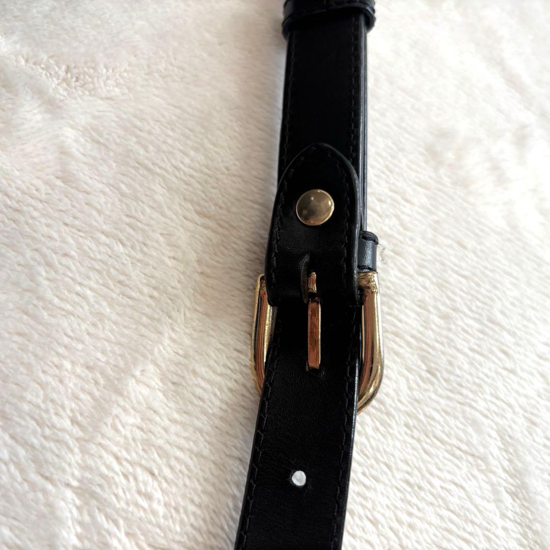 【A.P.C.】ハーフムーン ショルダーバッグ ポシェット 半月型　BLACK