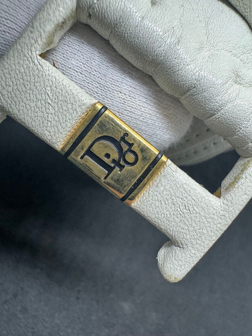 Diorディオール サッシュベルト レザー ホワイト フリーサイズ