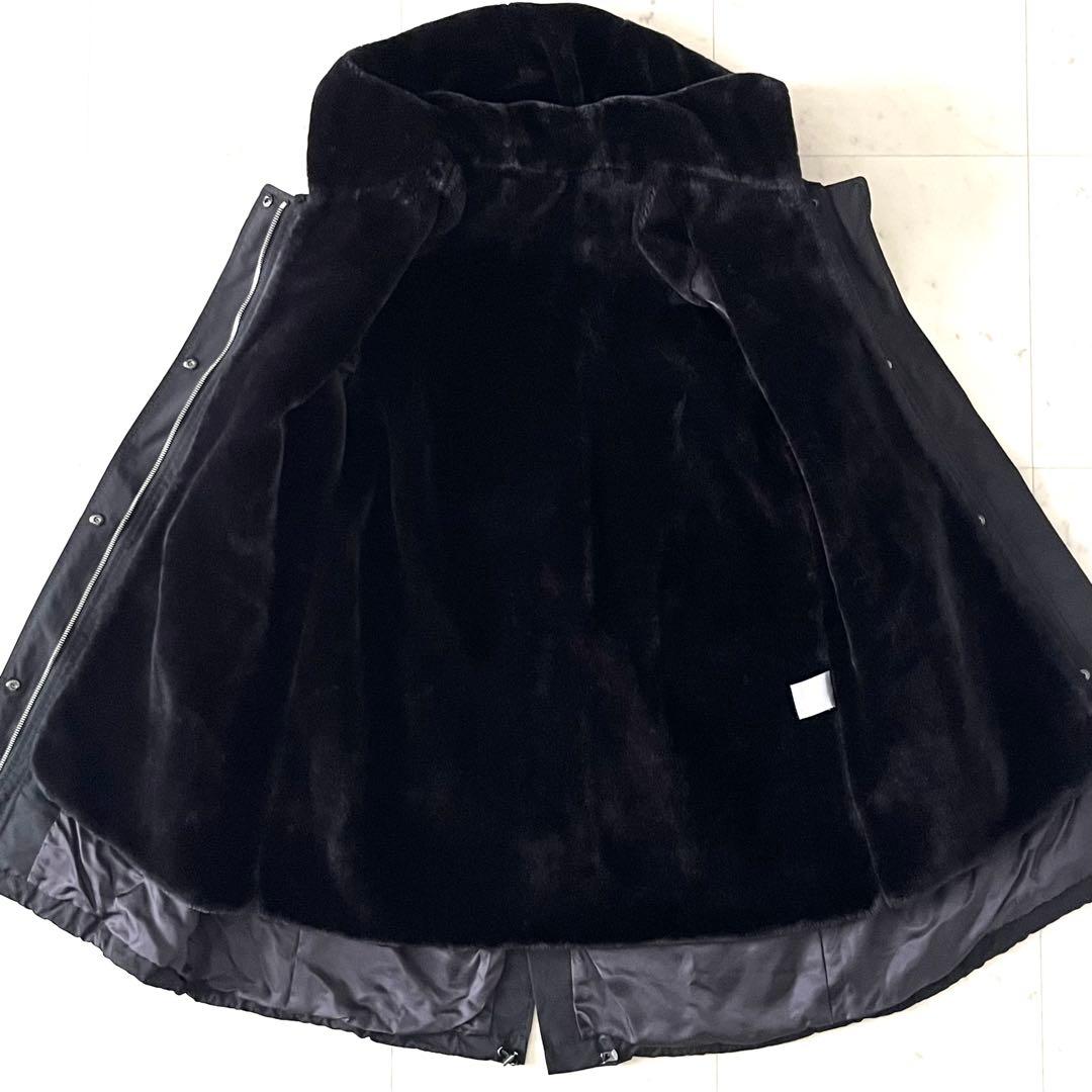 美品♪ボールジィ トゥモローランド ライナー付2wayモッズコート 38 黒