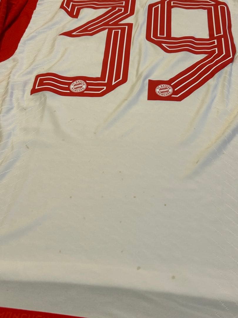 実使用ユニフォーム　マティス・テル　バイエルン　サッカー　チャンピオンズリーグ