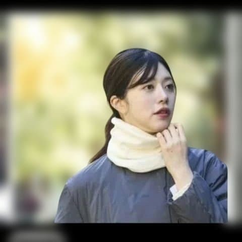 エルアルト カシミヤネックウォーマー 杢ブルー