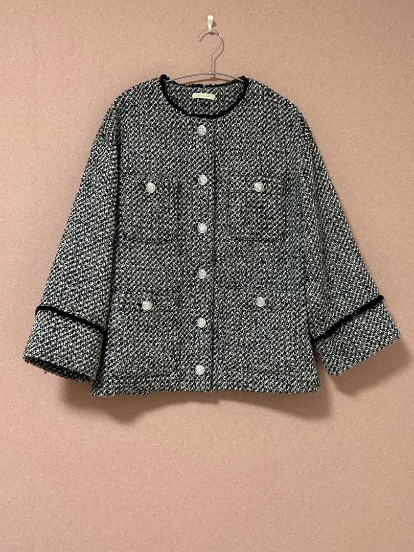 ラウンジドレス ツイードジャケット　フォーマル　卒業　入学式　卒園