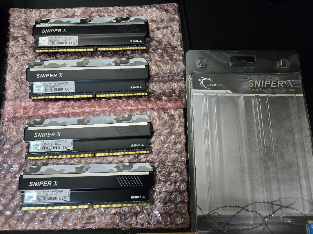G.skill メモリ 32GB 3600Mhz DDR4 （8GBx4