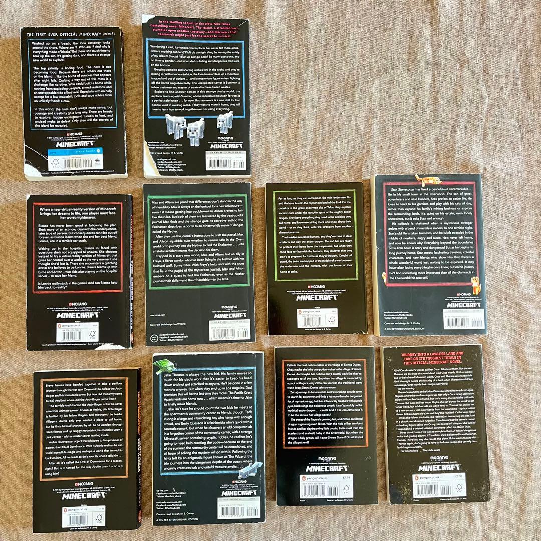 セール【英語版】Minecraft マインクラフト 洋書 ペーパーブック 10冊