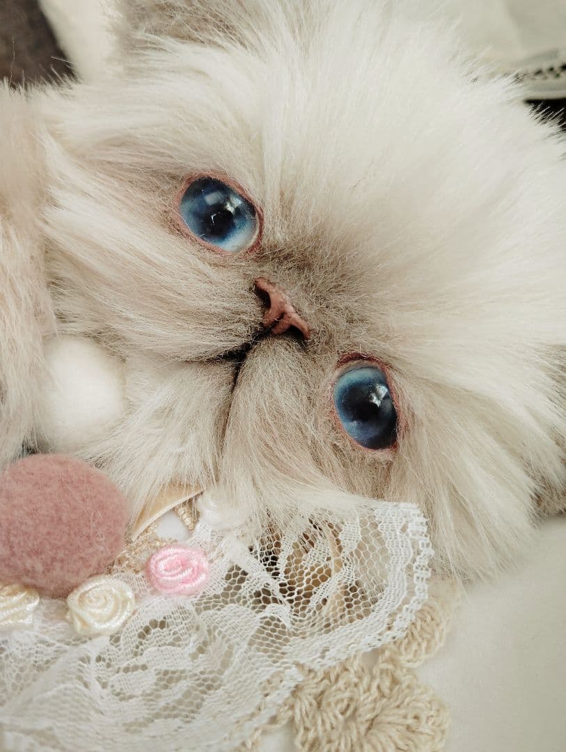 おふぅちゃんオーダー❤ライラックポイント♡子猫ちゃん♡アートドール♡ぬいぐるみ♡