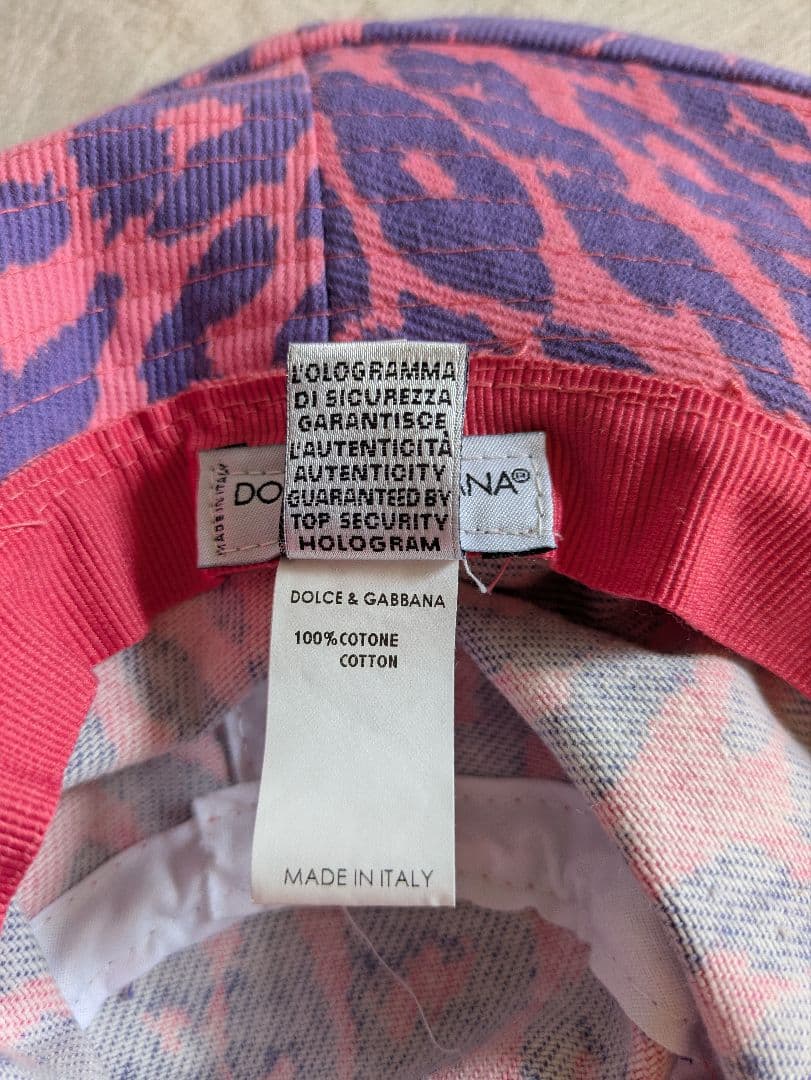 ドルチェ＆ガッパーナ　Dolce & Gabbana レオパード　ハット　帽子