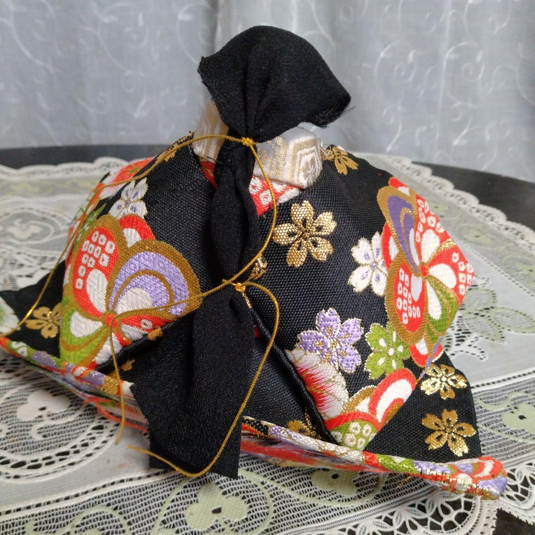 高級正絹帯地手作りお雛様